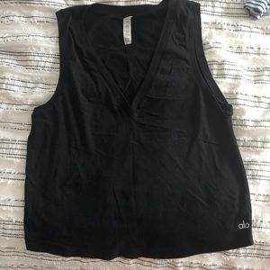 Crop trip yoga shirt.